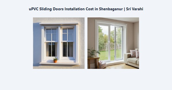 Top uPVC Sliding Doors Installation Cost in Shenbaganur, Kodaikanal | Sri Varahi