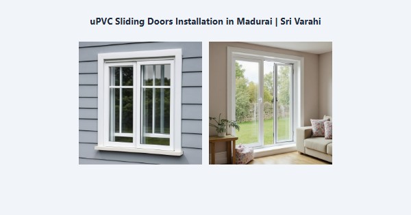 Top uPVC Sliding Doors Installation in Madurai | Sri Varahi