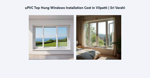 Top uPVC Top Hung Windows Installation Cost in Vilpatti, Kodaikanal | Sri Varahi