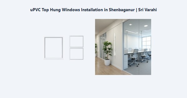 Top uPVC Top Hung Windows Installation in Shenbaganur, Kodaikanal | Sri Varahi