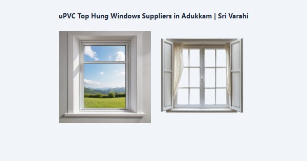 Top uPVC Top Hung Windows Suppliers in Adukkam, Kodaikanal | Sri Varahi