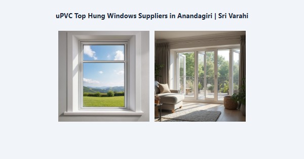 Top uPVC Top Hung Windows Suppliers in Anandagiri, Kodaikanal | Sri Varahi