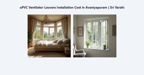 Top uPVC Ventilator Louvers Installation Cost in Avaniyapuram, Madurai | Sri Varahi
