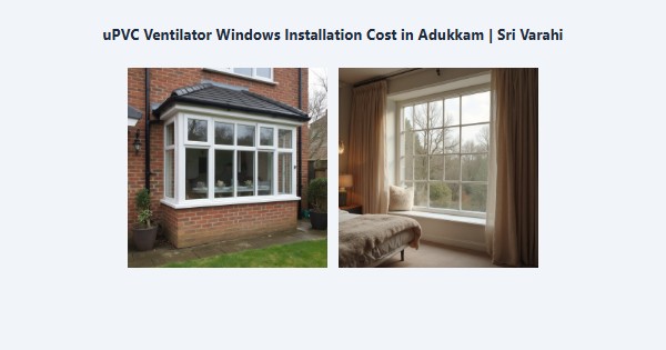Top uPVC Ventilator Windows Installation Cost in Adukkam, Kodaikanal | Sri Varahi