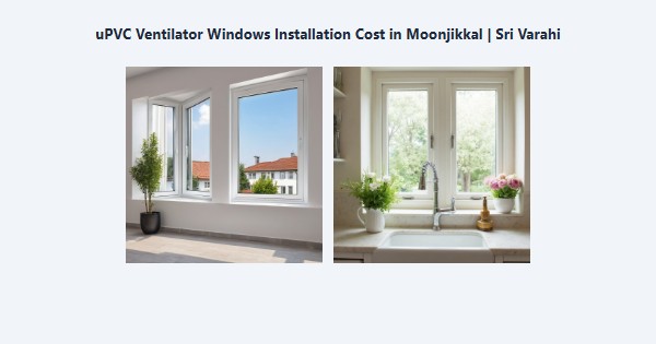 Top uPVC Ventilator Windows Installation Cost in Moonjikkal, Kodaikanal | Sri Varahi