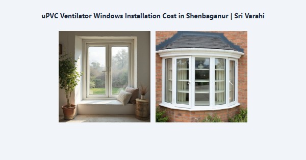 Top uPVC Ventilator Windows Installation Cost in Shenbaganur, Kodaikanal | Sri Varahi