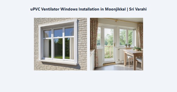 Top uPVC Ventilator Windows Installation in Moonjikkal, Kodaikanal | Sri Varahi