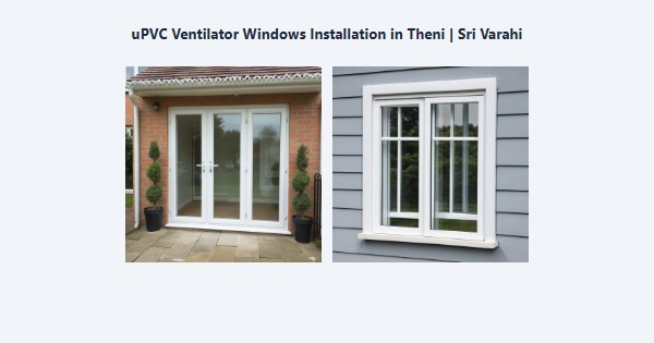 Top uPVC Ventilator Windows Installation in Theni | Sri Varahi