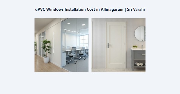 Top uPVC Windows Installation Cost in Allinagaram, Theni | Sri Varahi