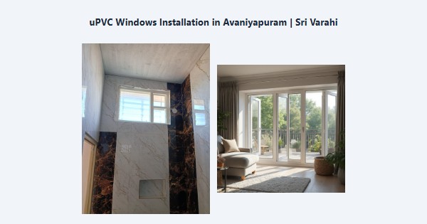Top uPVC Windows Installation in Avaniyapuram, Madurai | Sri Varahi