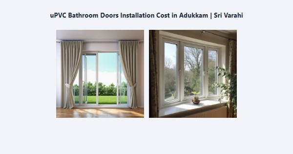 uPVC Bathroom Doors Installation Cost in Adukkam, Kodaikanal | Sri Varahi
