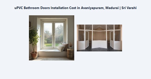 uPVC Bathroom Doors Installation Cost in Avaniyapuram, Madurai | Sri Varahi
