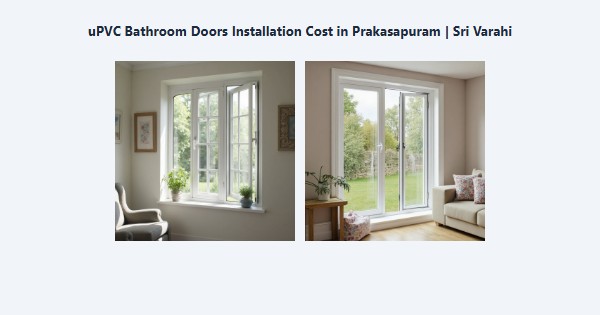 uPVC Bathroom Doors Installation Cost in Prakasapuram, Kodaikanal | Sri Varahi