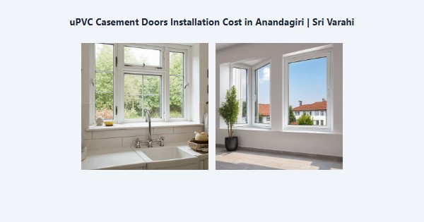 uPVC Casement Doors Installation Cost in Anandagiri, Kodaikanal | Sri Varahi