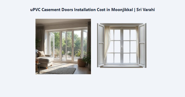 uPVC Casement Doors Installation Cost in Moonjikkal, Kodaikanal | Sri Varahi