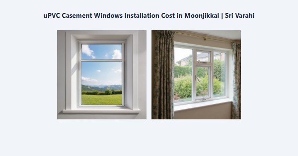 uPVC Casement Windows Installation Cost in Moonjikkal, Kodaikanal | Sri Varahi
