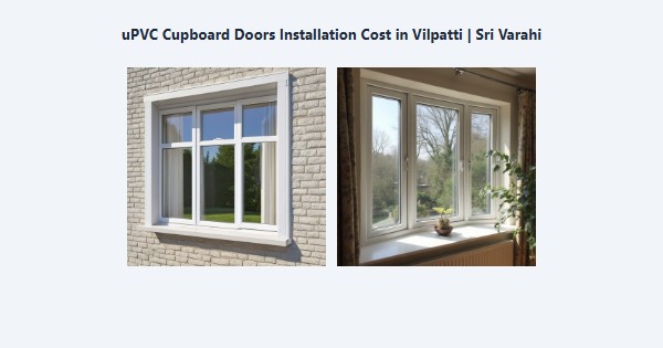 uPVC Cupboard Doors Installation Cost in Vilpatti, Kodaikanal | Sri Varahi