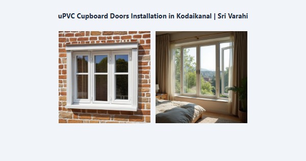 uPVC Cupboard Doors Installation in Kodaikanal | Sri Varahi