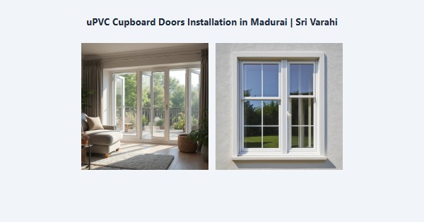 uPVC Cupboard Doors Installation in Madurai | Sri Varahi