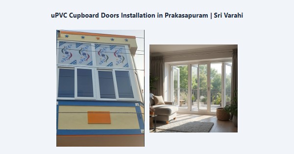 uPVC Cupboard Doors Installation in Prakasapuram, Kodaikanal | Sri Varahi
