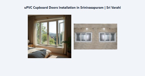 uPVC Cupboard Doors Installation in Srinivasapuram, Kodaikanal | Sri Varahi