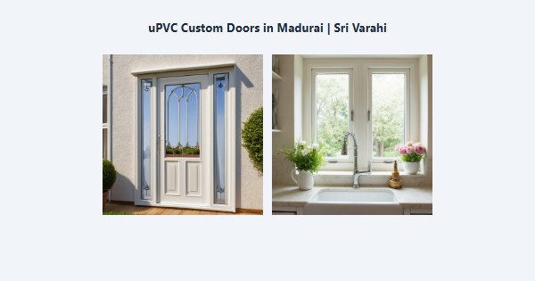uPVC Custom Doors in Madurai | Sri Varahi
