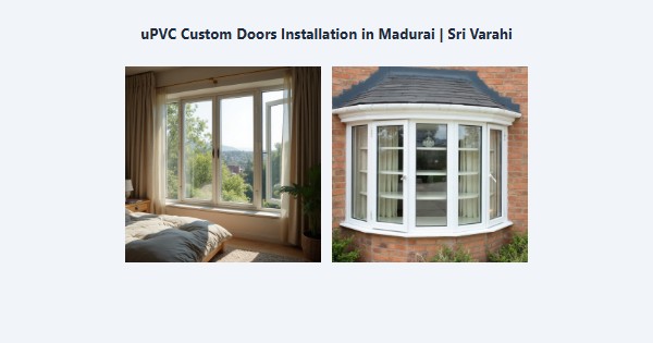 uPVC Custom Doors Installation in Madurai | Sri Varahi