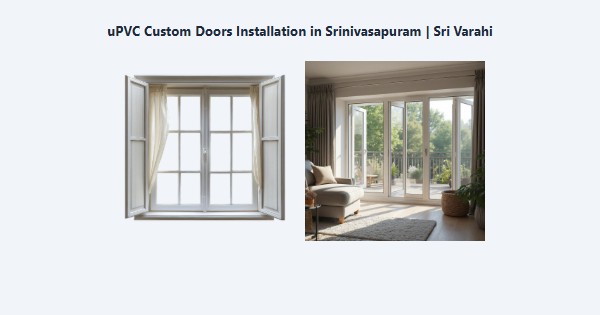 uPVC Custom Doors Installation in Srinivasapuram, Kodaikanal | Sri Varahi