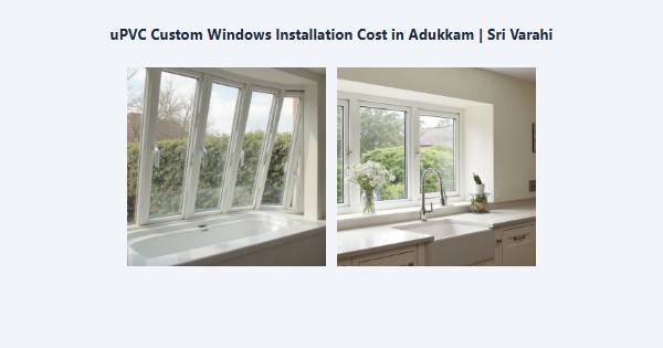 uPVC Custom Windows Installation Cost in Adukkam, Kodaikanal | Sri Varahi