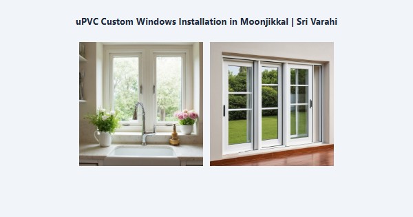 uPVC Custom Windows Installation in Moonjikkal, Kodaikanal | Sri Varahi
