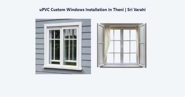 uPVC Custom Windows Installation in Theni | Sri Varahi