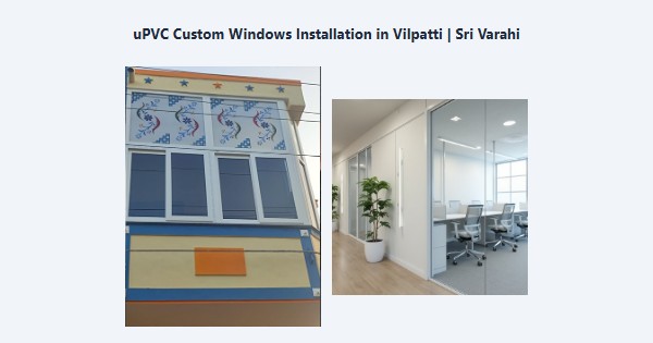 uPVC Custom Windows Installation in Vilpatti, Kodaikanal | Sri Varahi
