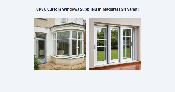 uPVC Custom Windows Suppliers in Madurai | Sri Varahi