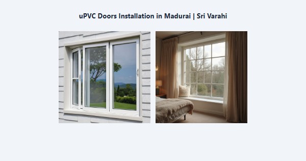 uPVC Doors Installation in Madurai | Sri Varahi