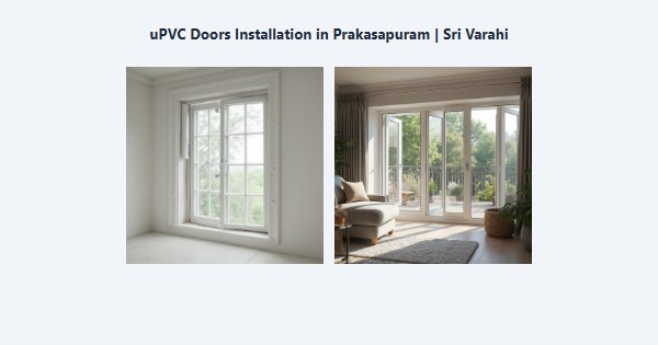 uPVC Doors Installation in Prakasapuram, Kodaikanal | Sri Varahi