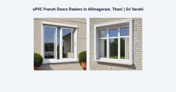 uPVC French Doors Dealers in Allinagaram, Theni | Sri Varahi