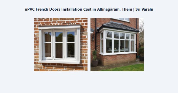 uPVC French Doors Installation Cost in Allinagaram, Theni | Sri Varahi