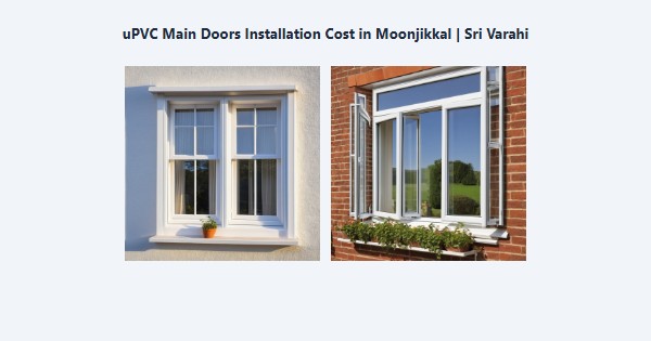 uPVC Main Doors Installation Cost in Moonjikkal, Kodaikanal | Sri Varahi