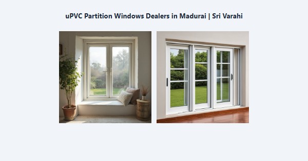 uPVC Partition Windows Dealers in Madurai | Sri Varahi