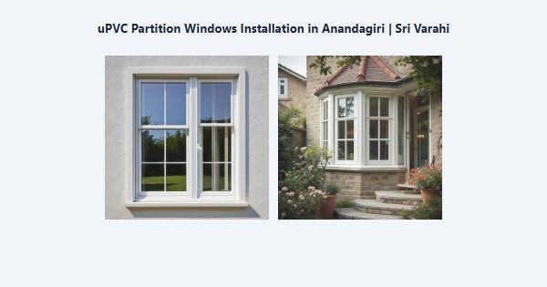 uPVC Partition Windows Installation in Anandagiri, Kodaikanal | Sri Varahi