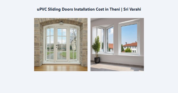 uPVC Sliding Doors Installation Cost in Theni | Sri Varahi