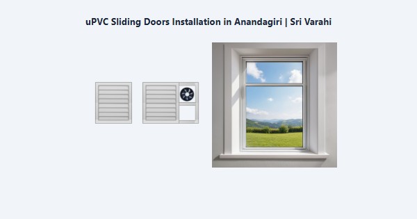 uPVC Sliding Doors Installation in Anandagiri, Kodaikanal | Sri Varahi