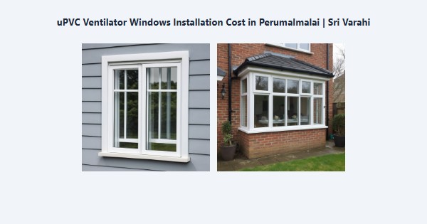 uPVC Ventilator Windows Installation Cost in Perumalmalai, Kodaikanal | Sri Varahi