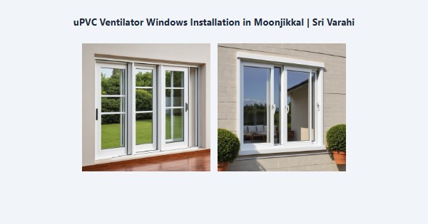 uPVC Ventilator Windows Installation in Moonjikkal, Kodaikanal | Sri Varahi