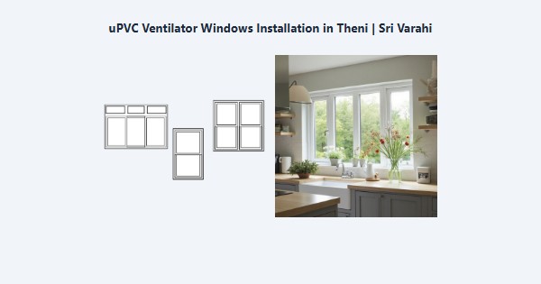 uPVC Ventilator Windows Installation in Theni | Sri Varahi