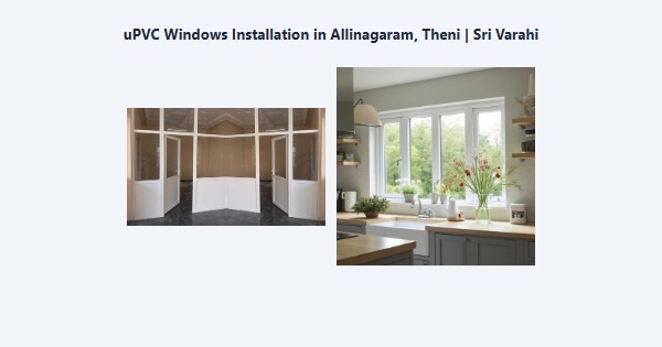 uPVC Windows Installation in Allinagaram, Theni | Sri Varahi