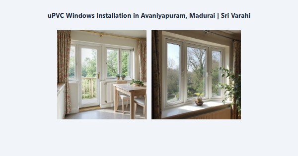 uPVC Windows Installation in Avaniyapuram, Madurai | Sri Varahi