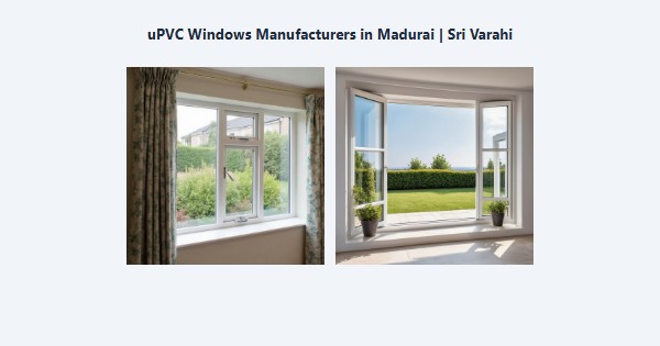 uPVC Windows Manufacturers in Madurai | Sri Varahi