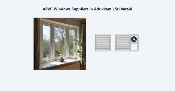 uPVC Windows Suppliers in Adukkam, Kodaikanal | Sri Varahi